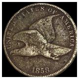 1858 Copper-Nickel Flying Eagle Cent HIGH GRADE