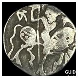 India Rajput 700-1000  Silver Jital NEARLY UNCIRC