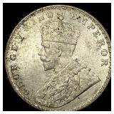1919 British-India SIlver Rupee UNCIRCULATED