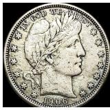 1906-D Silver Barber Half Dollar HIGH GRADE
