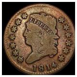 1814 Classic Head Large Cent LIGHTLY CIRCULATED