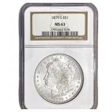 1879-S Morgan Silver Dollar NGC MS63