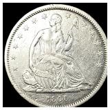 1840 Seated Liberty Half Dollar NEARLY UNCIRCULATE