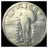 1927-S Silver Standing Liberty Quarter NICELY CIRC