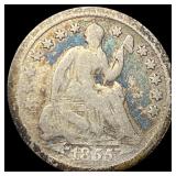 1855-O Silver Half Dime NICELY CIRCULATED