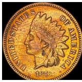 1873 Indian Head Cent NEARLY UNCIRCULATED