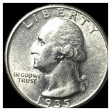 1935 Silver Washington Quarter UNCIRCULATED