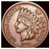 1873 Indian Head Cent CLOSELY UNCIRCULATED