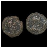 [2 Coins]Roman  Egypt 235-284 AD BI Tetradrachm N