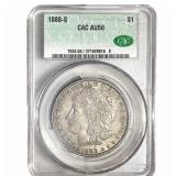 1888-S Morgan Silver Dollar CAC AU50