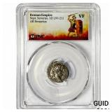 Roman Empire Sept. Sev. 193-211 AD Silver Denariu