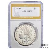 1893 Morgan Silver Dollar PGA MS63