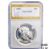1963 Franklin Half Dollar PGA PR69
