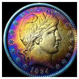 1894 Silver Barber Quarter CLOSELY UNCIRCULATED