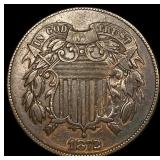 1872 Copper 2 Cents LIGHTLY CIRCULATED