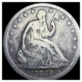 1862-S Silver Half Dollar LIGHTLY CIRCULATED