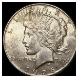 1926-S Silver Peace Dollar CLOSELY UNCIRCULATED