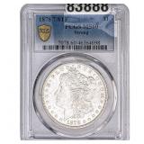 1878 7/8TF Morgan Silver Dollar PCGS MS60 Strong