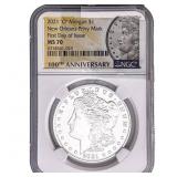 2021-'O' Privy Morgan Silver Dollar NGC MS70