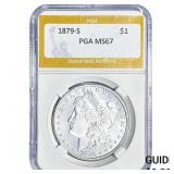1879-S Morgan Silver Dollar PGA MS67