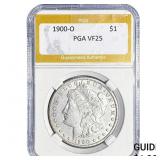 1900-O Morgan Silver Dollar PGA VF25