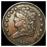 1835 Copper Half Cent LIGHTLY CIRCULATED