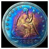 1853 Arrows Seated Liberty Quarter UNCIRCULATED