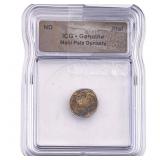 Mahi Pala Dynasty Copper Jital ICG Genuine