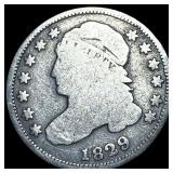 1829 Capped Bust Half Dollar NICELY CIRCULATED