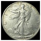 1936-D Silver Half Dollar Walking Liberty CLOSELY