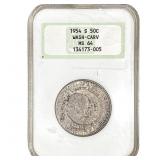 1954-S Washington Carver Half Dollar NGC MS64