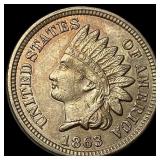 1863 Indian Head Cent CHOICE AU