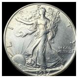 1937-D Silver Walking Liberty Half Dollar CHOICE A