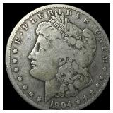1904-S Silver Morgan Dollar NICELY CIRCULATED
