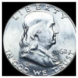 1962 Franklin Silver Half Dollar UNCIRCULATED