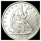1858-O Silver Half Dollar CLOSELY UNCIRCULATED