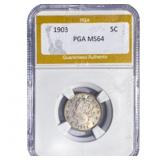 1903 Liberty Victory Nickel PGA MS64