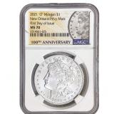 2021-'O' Privy Morgan Silver Dollar NGC MS70