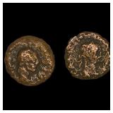 [2 Coins]Roman  Egypt 235-284 AD BI Tetradrachm N