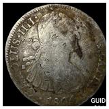 1804 Mexico Silver 8 Reales NEARLY UNCIRCULATED
