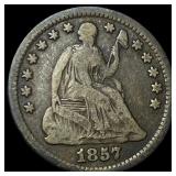 1857-O Silver Half Dime LIGHTLY CIRCULATED
