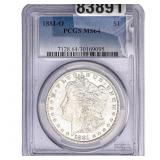 1881-O Morgan Silver Dollar PCGS MS64