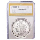 1888-O Morgan Silver Dollar PGA MS64+