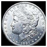 1887-S Silver Morgan Dollar CLOSELY UNCIRCULATED