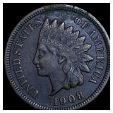 1908-S Indian Head Cent NEARLY UNCIRCULATED