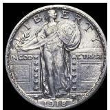1918 Standing Liberty Quarter CLOSELY UNCIRCULATED