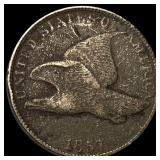 1857 Copper-Nickel Flying Eagle Cent HIGH GRADE