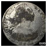1805 Mexico Silver 8 Reales NEARLY UNCIRCULATED