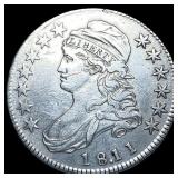 1811 Capped Bust Half Dollar NEARLY UNCIRCULATED