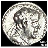 Baktria 1702-145BC Silver Obol CHOICE AU